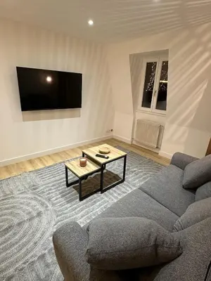 Télévision ou salle de divertissement dans l'établissement Le Nid de la Cathédrale