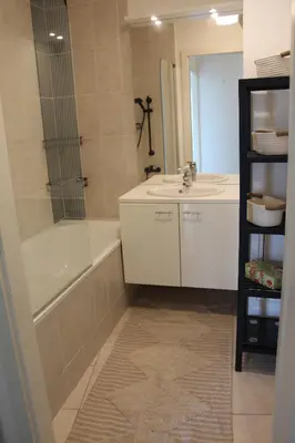 Salle de bains dans l'établissement Appartement