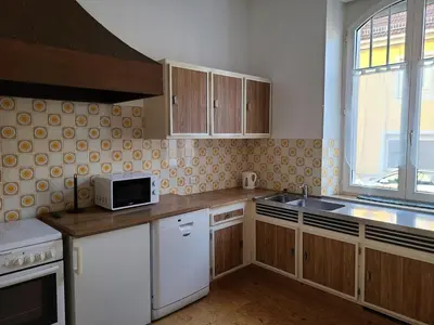 Cuisine ou kitchenette dans l'établissement L'Authentique - Mulhouse Centre