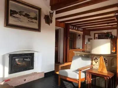 Cuisine ou kitchenette dans l'établissement Chalet vue panoramique, Gaschney, Vosges, Colmar