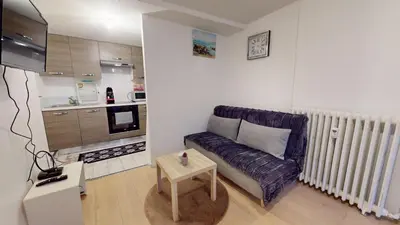 Cuisine ou kitchenette dans l'établissement Le Napoléon Mulhouse