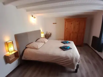 Un ou plusieurs lits dans un hébergement de l'établissement Gîte du plateau de champdray