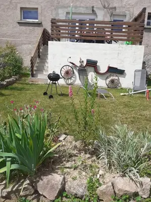 Jardin de l'établissement L'Etablourotte, ancienne étable