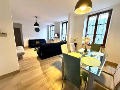 Coin salon dans l'établissement L'étoile de Châtenois