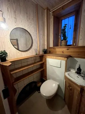 Salle de bains dans l'établissement La Petite Maison