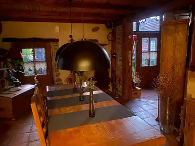 Coin salon dans l'établissement La maison aux quatres lavandes