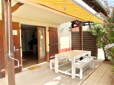 Terrasse ou espace extérieur de l'établissement La Grange - Ground Floor Apartment, Terrace, Free Private Parking, Near Colmar