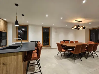 Cuisine ou kitchenette dans l'établissement L'Escargot - Maison avec espace bien être privatif