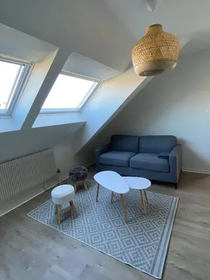 Coin salon dans l'établissement Appartement hypercentre Colmar