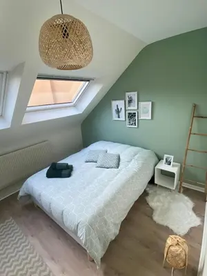 Un ou plusieurs lits dans un hébergement de l'établissement Appartement hypercentre Colmar