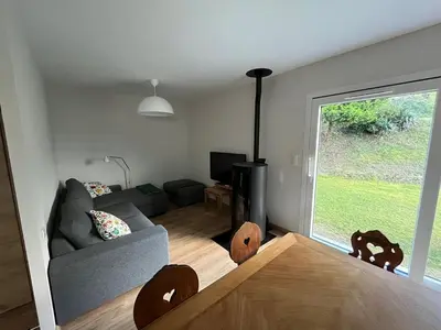 Coin salon dans l'établissement Gîte Cigogne et Sanglier
