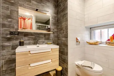 Salle de bains dans l'établissement Owasen
