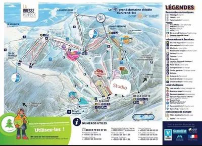 Plan de l'établissement La marmotte