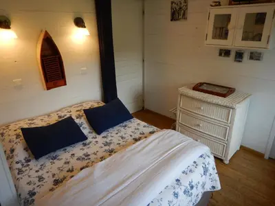 Un ou plusieurs lits dans un hébergement de l'établissement D2 Beautiful studio of 1 à 4 pers face valley 3 stars WiFi