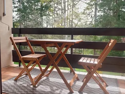 Balcon ou terrasse dans l'établissement Un séjour ressourçant en Alsace entre vignes et montagnes l'Escapade Barochaise à 20mn de Colmar