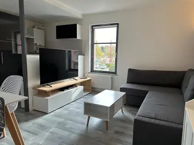 Cuisine ou kitchenette dans l'établissement Le Vieux Thannois