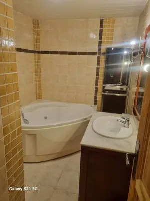 Salle de bains dans l'établissement Chalet bois et pierre