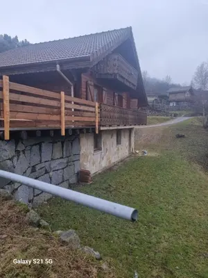 Plan de l'établissement Chalet bois et pierre