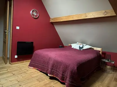 Un ou plusieurs lits dans un hébergement de l'établissement Beau duplex proche centre