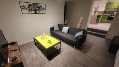 Cuisine ou kitchenette dans l'établissement De l'herbe jusqu'aux genoux - appartement 60 m2