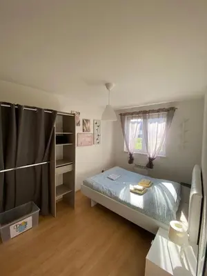 Un ou plusieurs lits dans un hébergement de l'établissement T1 Sympathique logement a Thann