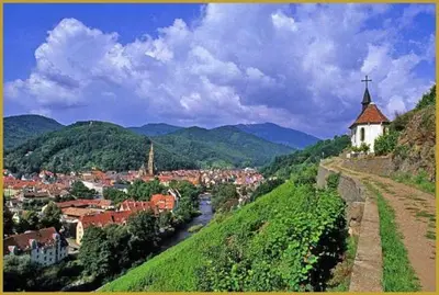Vue générale sur la montagne ou vue sur la montagne depuis l'appartement