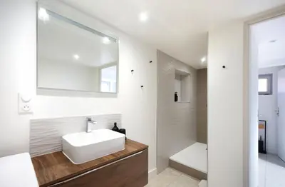 Salle de bains dans l'établissement Wie d'Heim - Gîte d'Alsace tout équipé