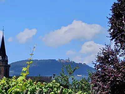 Vue générale sur la montagne ou vue sur la montagne depuis l'appartement