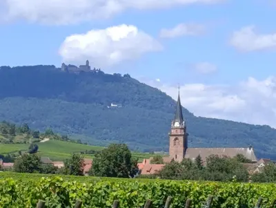 Vue générale sur la montagne ou vue sur la montagne depuis l'appartement