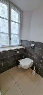 Salle de bains dans l'établissement Le Nid Douillet de Bergheim