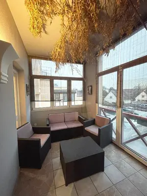 Coin salon dans l'établissement Bale 23 Magnifique Logement 6 Pers Parking Prive