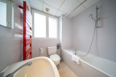 Salle de bains dans l'établissement Very nice apartment - downtown Mulhouse Le 42