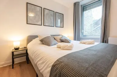 Un ou plusieurs lits dans un hébergement de l'établissement Merles 15 1er Etage Centre Mulhouse Stationnement