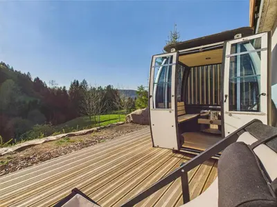 Balcon ou terrasse dans l'établissement Le Petit Paradis, Spa-Sauna and Gym