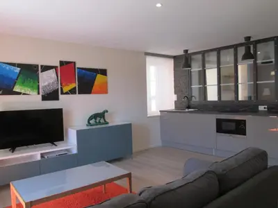 Cuisine ou kitchenette dans l'établissement Residence du Parc