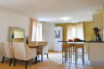 Cuisine ou kitchenette dans l'établissement Le Bohème, Reposant & Cosy