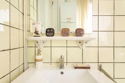 Salle de bains dans l'établissement Apartments Center Colmar