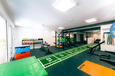 Salle ou équipements de sports de l'établissement Hôtel L'Echappée Vosgienne - Nature - Récupération - Sport - 300m du lac