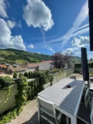 Paysage naturel près de le chalet