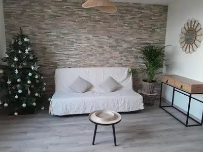 Un ou plusieurs lits dans un hébergement de l'établissement Gite Villa Turckheim