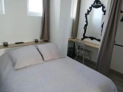 Un ou plusieurs lits dans un hébergement de l'établissement Gite Villa Turckheim