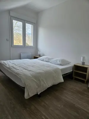 Un ou plusieurs lits dans un hébergement de l'établissement Le gîte des Vosges 1