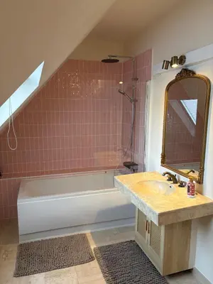 Salle de bains dans l'établissement Great Accommodation Colmar Free Parking