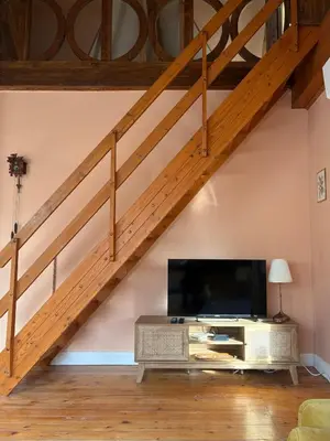 Télévision ou salle de divertissement dans l'établissement Great Accommodation Colmar Free Parking