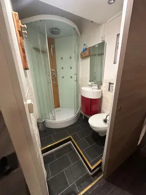 Salle de bains dans l'établissement Appartement Centre ville