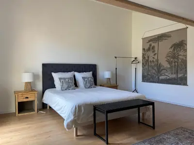 Un ou plusieurs lits dans un hébergement de l'établissement Duplex Le Hêtre