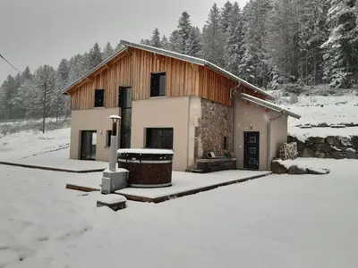 L'établissement Retour aux Sources en hiver