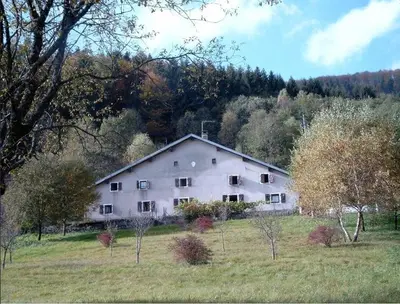 Paysage naturel près de le chalet