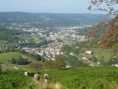 Paysage naturel près de le chalet