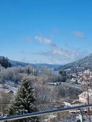 Paysage naturel près de le chalet
